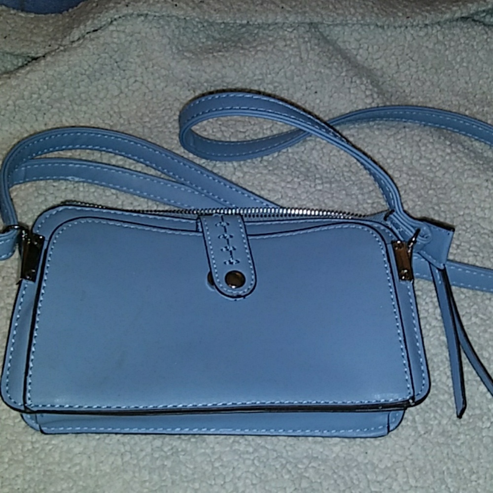 Powder blue crossbow bag